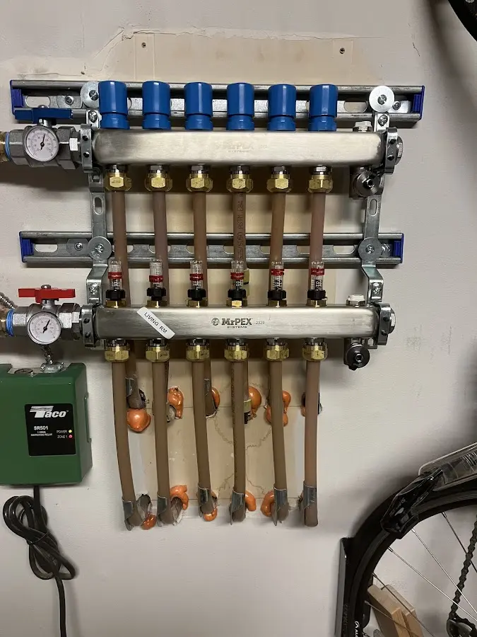 Plumber performing Leak Detection at a residential property in Barnwell